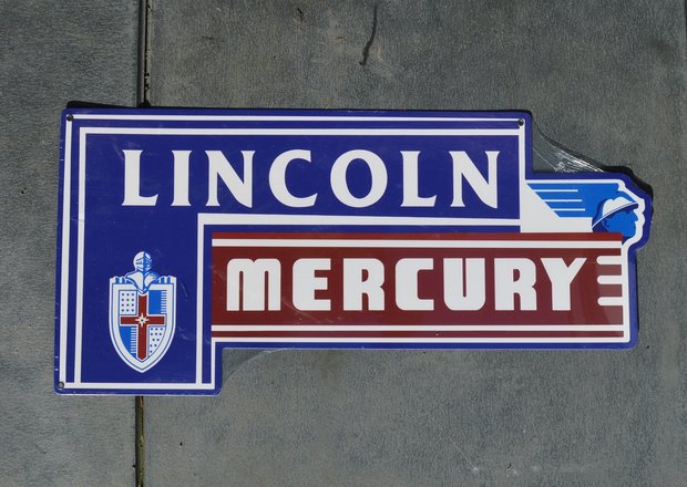 metalen Lincoln Mercury bord