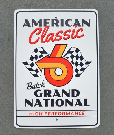 metalen Buick grand national bord 