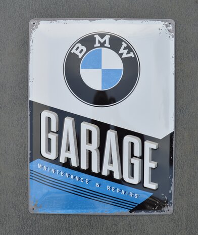 blikken BMW garage bord 
