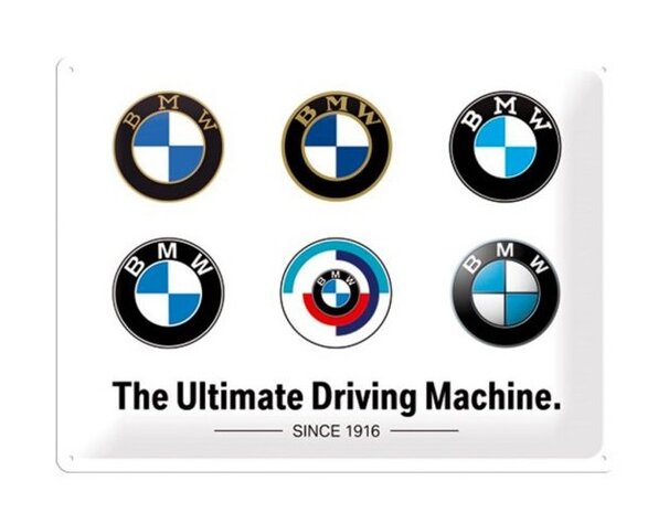 blikken BMW logo's bord 
