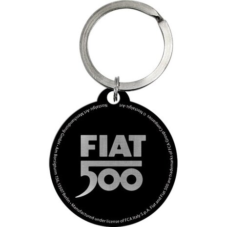 FIAT 500 kilometerteller sleutelhanger