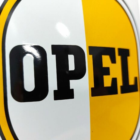 emaille Opel bord 