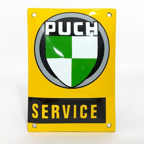 emaille Puch service bord 