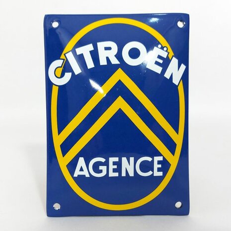 emaille Citroen Agence bord