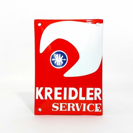 emaille Kreidler service bord 