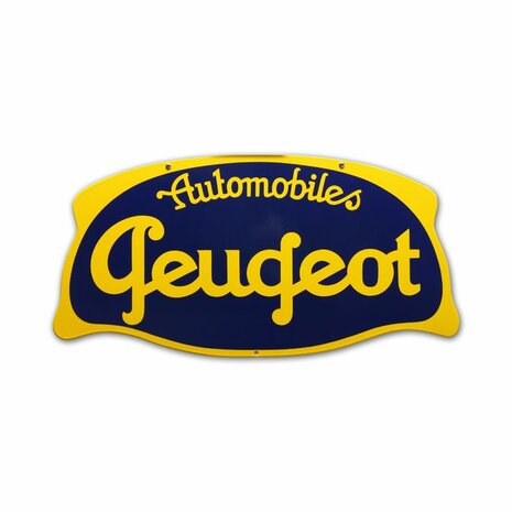 emaille Peugeot bord XL