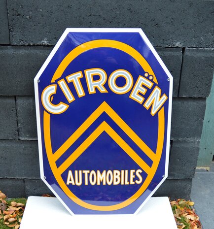 emaille Citroen Automobiles bord XL