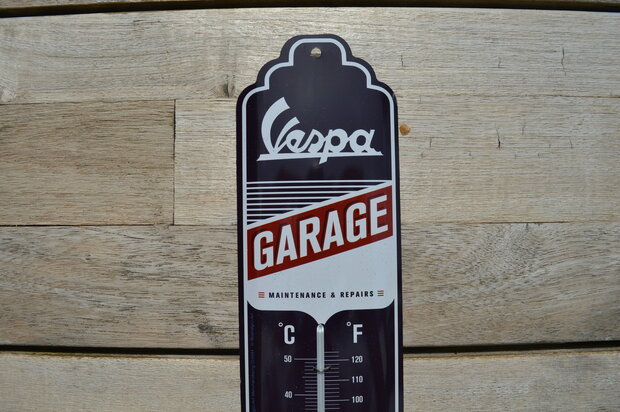 blikken Vespa garage thermometer