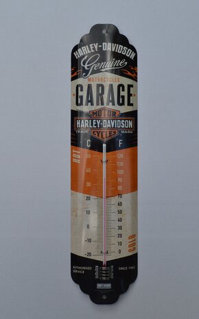 blikken Harley-Davidson garage thermometer